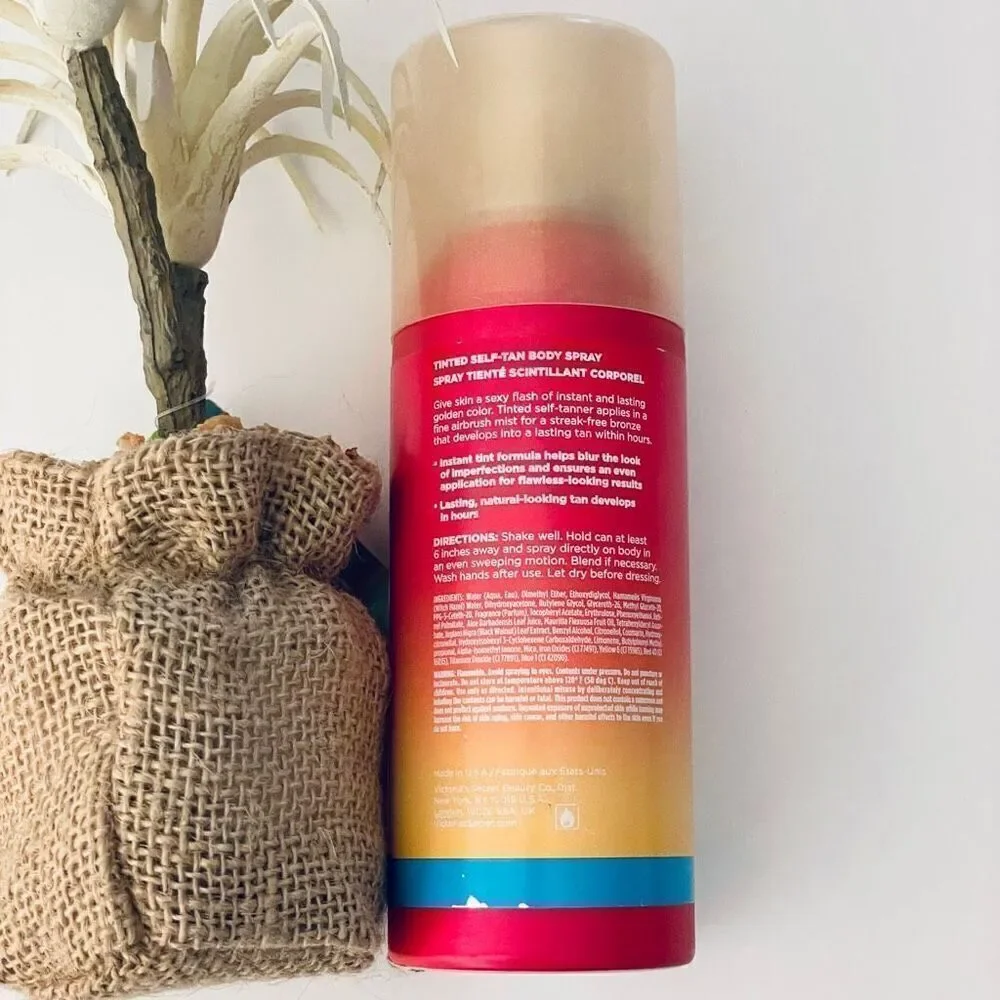 NWT Victoria’s Secret BEACH SEXY Self-Tanning Tinted Self Tan Body Spray 4.4Floz